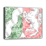 Coat Of Arms Of North Rhine Westfalia Deluxe Canvas 20  x 16  (Stretched)