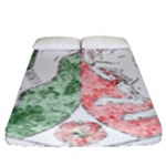 Coat Of Arms Of North Rhine Westfalia Fitted Sheet (Queen Size)