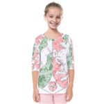 Coat Of Arms Of North Rhine Westfalia Kids  Quarter Sleeve Raglan Tee