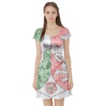 Coat Of Arms Of North Rhine Westfalia Short Sleeve Skater Dress