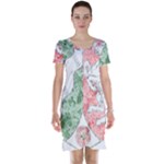 Coat Of Arms Of North Rhine Westfalia Short Sleeve Nightdress