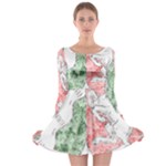 Coat Of Arms Of North Rhine Westfalia Long Sleeve Skater Dress