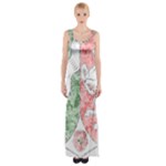 Coat Of Arms Of North Rhine Westfalia Maxi Thigh Split Dress