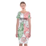 Coat Of Arms Of North Rhine Westfalia Classic Short Sleeve Midi Dress