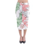 Coat Of Arms Of North Rhine Westfalia Midi Pencil Skirt