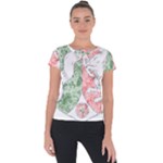 Coat Of Arms Of North Rhine Westfalia Short Sleeve Sports Top 