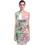 Coat Of Arms Of North Rhine Westfalia Sleeveless Velvet Midi Dress