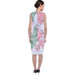 Sleeveless Velvet Midi Dress 