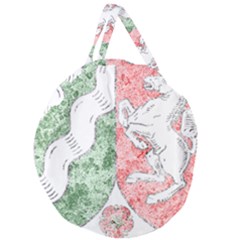 Giant Round Zipper Tote 