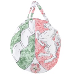 Giant Round Zipper Tote 