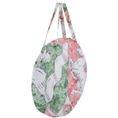Giant Round Zipper Tote 