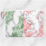Coat Of Arms Of North Rhine Westfalia Canvas Cosmetic Bag (XL)