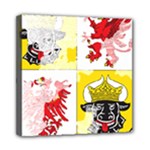 Coat Of Arms Of Mecklenburg Western Pomerania Mini Canvas 8  x 8  (Stretched)