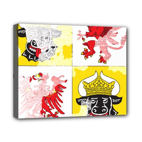 Coat Of Arms Of Mecklenburg Western Pomerania Canvas 10  x 8  (Stretched) from ArtsNow.com