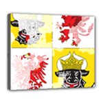 Coat Of Arms Of Mecklenburg Western Pomerania Deluxe Canvas 24  x 20  (Stretched)