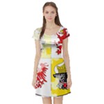 Coat Of Arms Of Mecklenburg Western Pomerania Short Sleeve Skater Dress