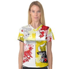 V-Neck Sport Mesh T-Shirt 