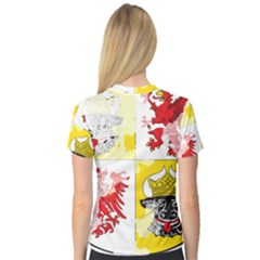 V-Neck Sport Mesh T-Shirt 