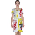 Coat Of Arms Of Mecklenburg Western Pomerania Short Sleeve Nightdress