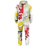 Coat Of Arms Of Mecklenburg Western Pomerania Hooded Jumpsuit (Men)