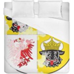 Coat Of Arms Of Mecklenburg Western Pomerania Duvet Cover (King Size)
