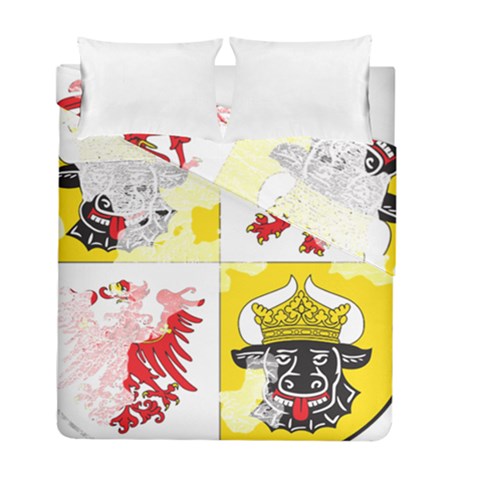 Coat Of Arms Of Mecklenburg Western Pomerania Duvet Cover Double Side (Full/ Double Size) from ArtsNow.com
