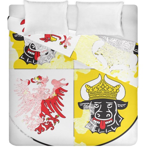 Coat Of Arms Of Mecklenburg Western Pomerania Duvet Cover Double Side (King Size) from ArtsNow.com