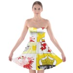Coat Of Arms Of Mecklenburg Western Pomerania Strapless Bra Top Dress