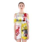 Coat Of Arms Of Mecklenburg Western Pomerania Shoulder Cutout One Piece Dress