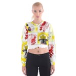 Coat Of Arms Of Mecklenburg Western Pomerania Cropped Sweatshirt