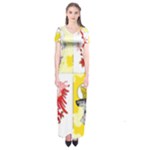 Coat Of Arms Of Mecklenburg Western Pomerania Short Sleeve Maxi Dress
