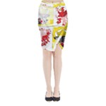 Coat Of Arms Of Mecklenburg Western Pomerania Midi Wrap Pencil Skirt