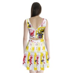 Split Back Mini Dress  