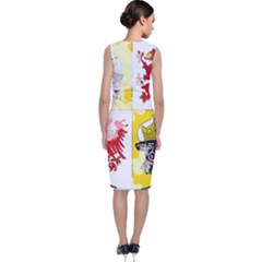 Sleeveless Velvet Midi Dress 