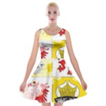 Coat Of Arms Of Mecklenburg Western Pomerania Velvet Skater Dress