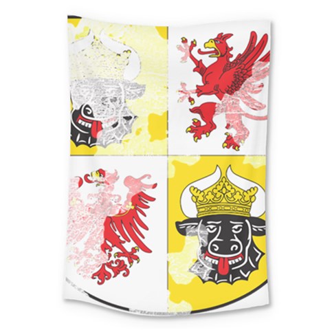 Coat Of Arms Of Mecklenburg Western Pomerania Large Tapestry from ArtsNow.com