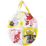 Coat Of Arms Of Mecklenburg Western Pomerania Giant Round Zipper Tote