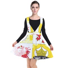 Plunge Pinafore Dress 