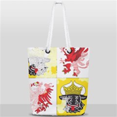 Full Print Rope Handle Tote (Small) 