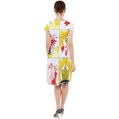 Cap Sleeve Midi Dress 