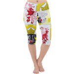 Coat Of Arms Of Mecklenburg Western Pomerania Lightweight Velour Cropped Yoga Leggings