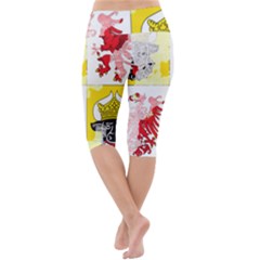 Lightweight Velour Cropped Yoga Leggings 