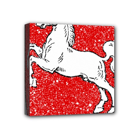 Coat Of Arms Of Lower Saxony Mini Canvas 4  x 4  (Stretched) from ArtsNow.com