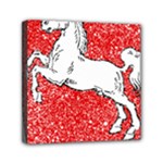 Coat Of Arms Of Lower Saxony Mini Canvas 6  x 6  (Stretched)