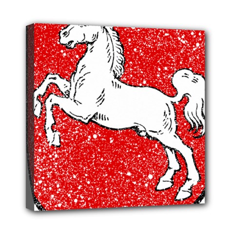 Coat Of Arms Of Lower Saxony Mini Canvas 8  x 8  (Stretched) from ArtsNow.com