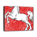 Coat Of Arms Of Lower Saxony Canvas 10  x 8  (Stretched)