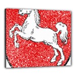 Coat Of Arms Of Lower Saxony Canvas 24  x 20  (Stretched)