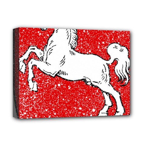 Coat Of Arms Of Lower Saxony Deluxe Canvas 16  x 12  (Stretched)  from ArtsNow.com