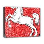 Coat Of Arms Of Lower Saxony Deluxe Canvas 20  x 16  (Stretched)