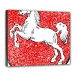 Coat Of Arms Of Lower Saxony Deluxe Canvas 24  x 20  (Stretched)